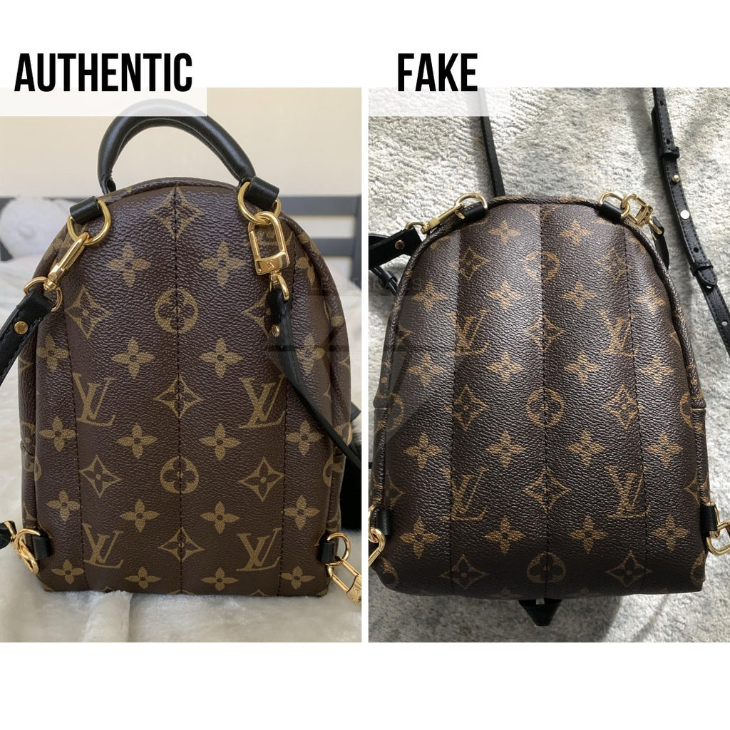 How To Tell If Louis Vuitton Palm Springs Mini Is Authentic: The Backsides Method