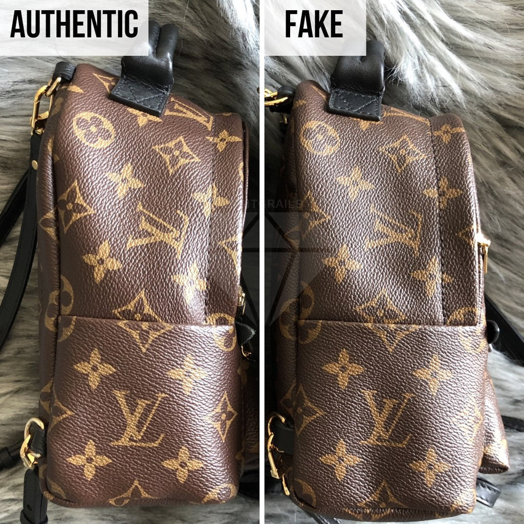 How To Tell If Louis Vuitton Palm Springs Mini Is Authentic: The Sides Method