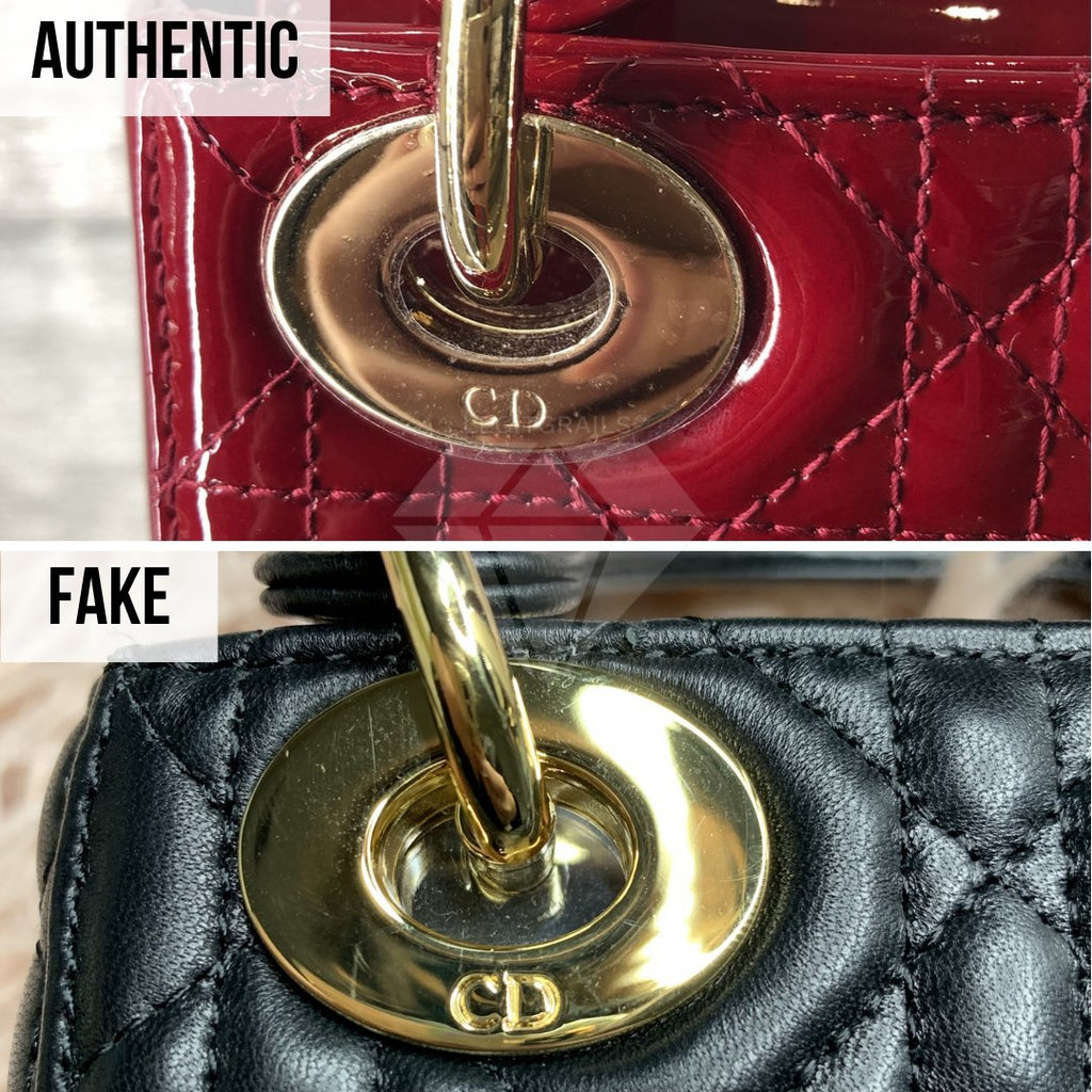 Dior Lady Bag Authentication Guide: The Golden Attachment Method