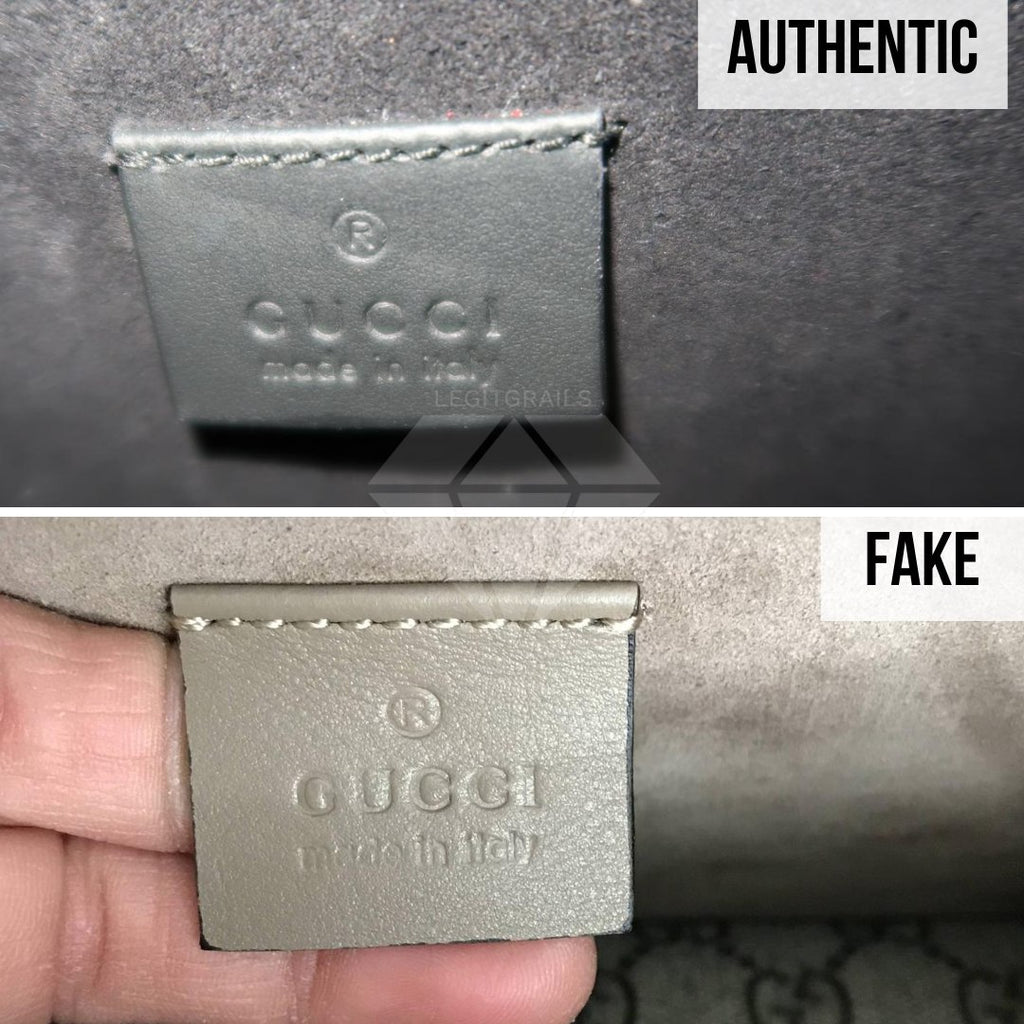 Gucci Dionysus GG Bag Authentication Guide: The Label Method
