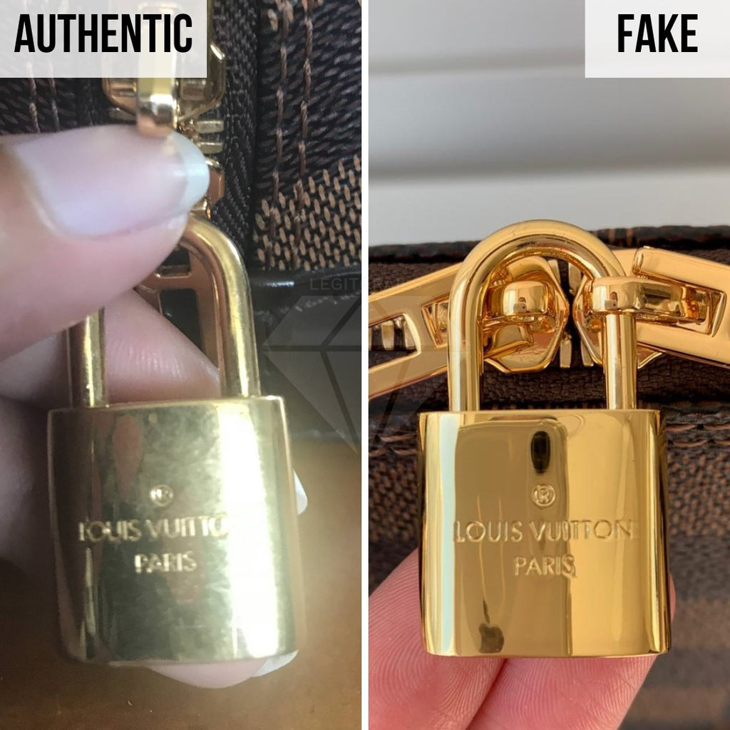 Louis Vuitton Alma Bag Fake vs Real Guide: The Padlock Method