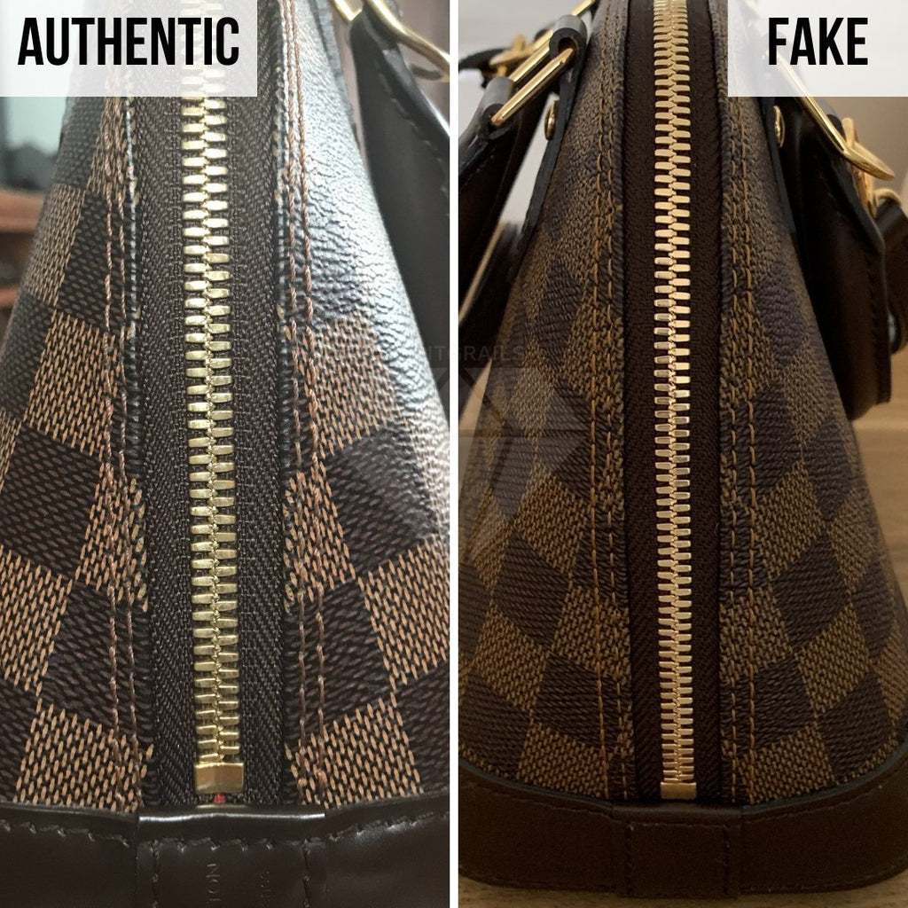 Louis Vuitton Alma Bag Fake vs Real Guide: The Zipper Method