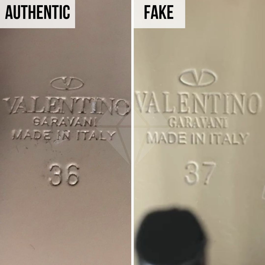 Valentino Rockstud Pumps Fake VS Real Guide: The Sizing Method (Higher-Quality Replica)