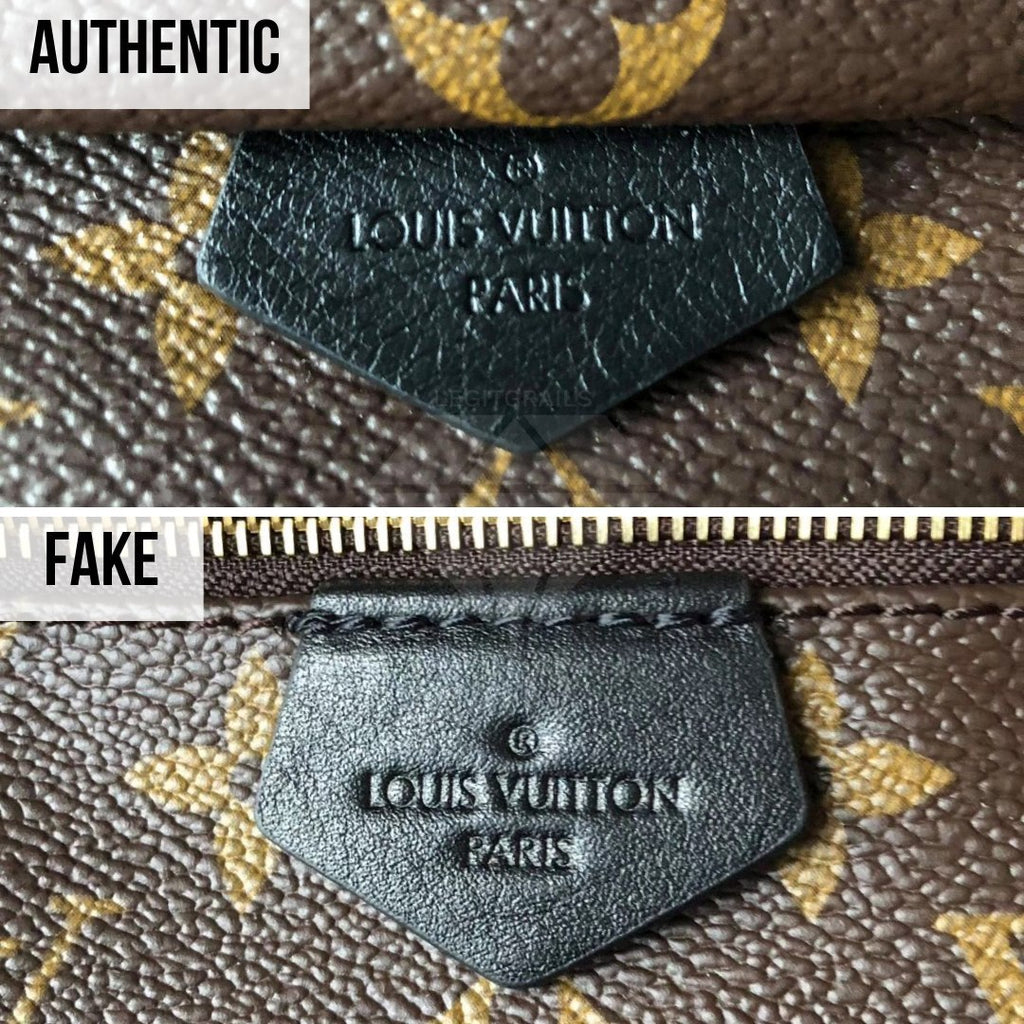 How To Tell If Louis Vuitton Palm Springs Mini Is Authentic: The Signature Tag Method