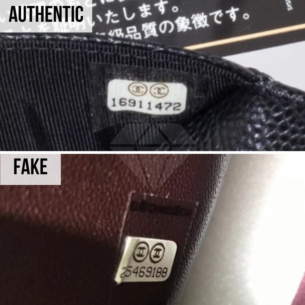 Chanel Wallet On Chain/WOC Fake VS Real Guide: The Serial Number Method