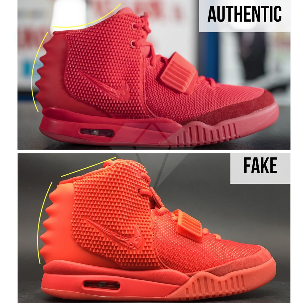 Nike Air Yeezy 2 Red October Fake vs Real: The Overall Look Method