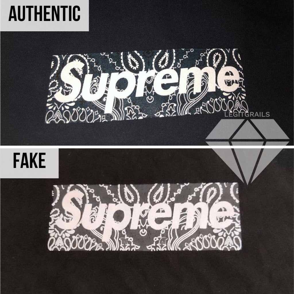 How to legit check a Supreme T-shirt: Box Logo Real vs Fake