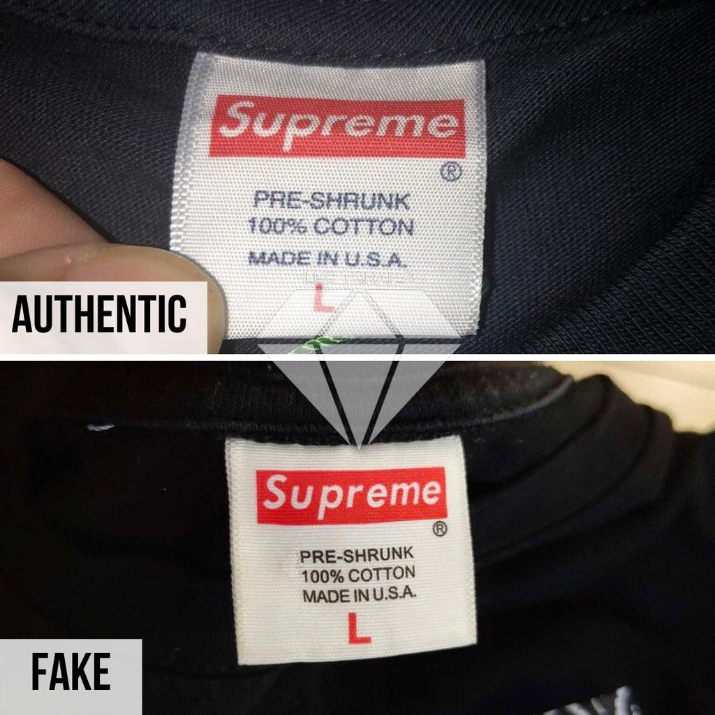 How to legit check a Supreme T-shirt: The Front Side Neck Tag