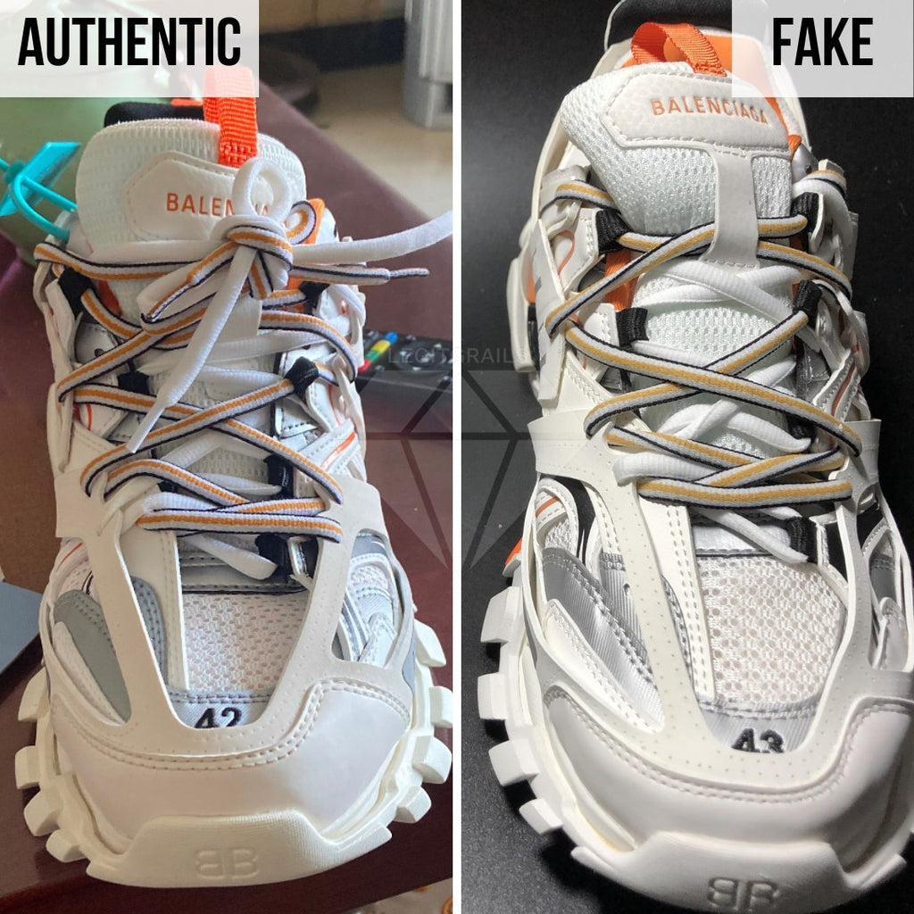 How To Spot Fake Balenciaga Track Sneakers By Looking At The Lace(s)?