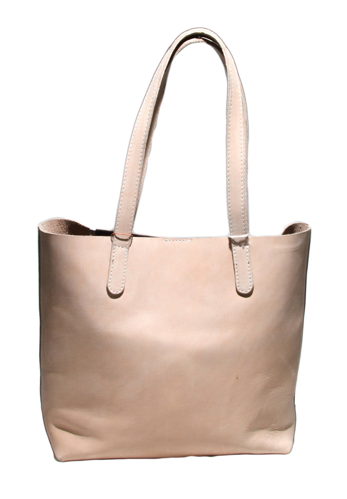 real leather shopper bag