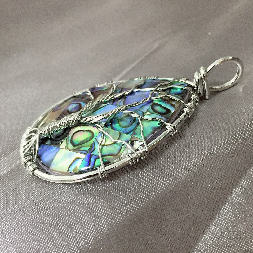 abalone shell and mother of pearl mixture pendant with pinch bail 1 pc Natural black lip shell sizes in description hand made