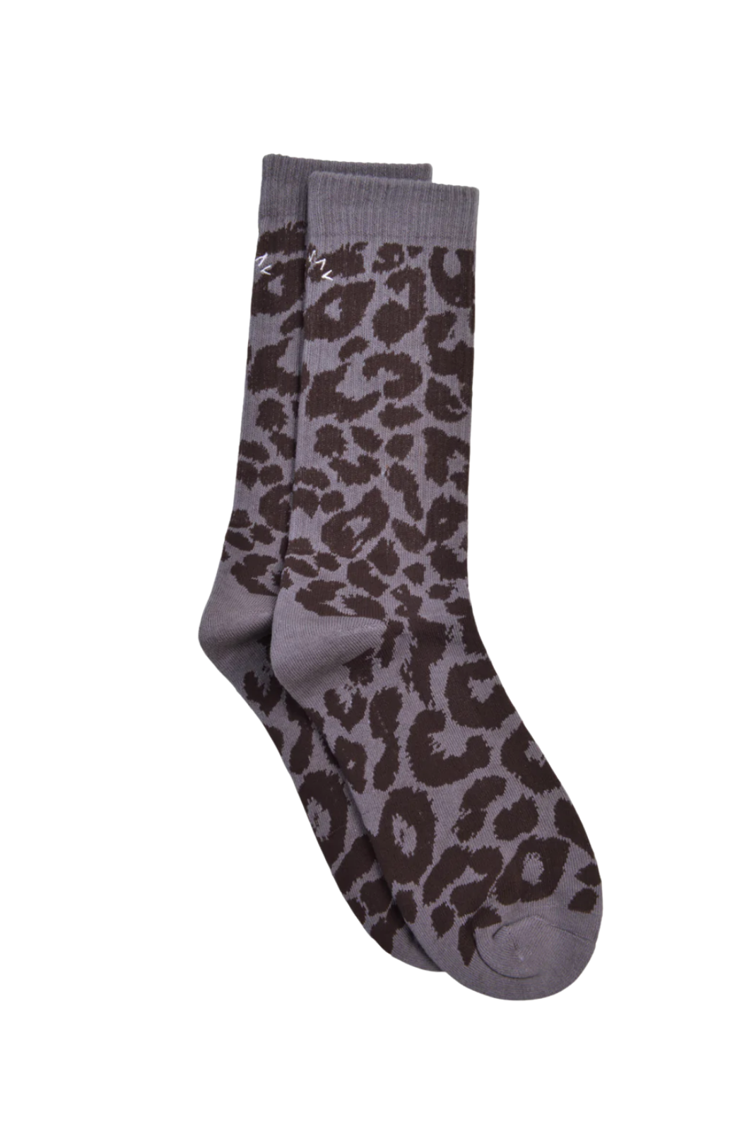 Rita Jacquard Animal Sock, Cinder Leopard – O2 Aspen