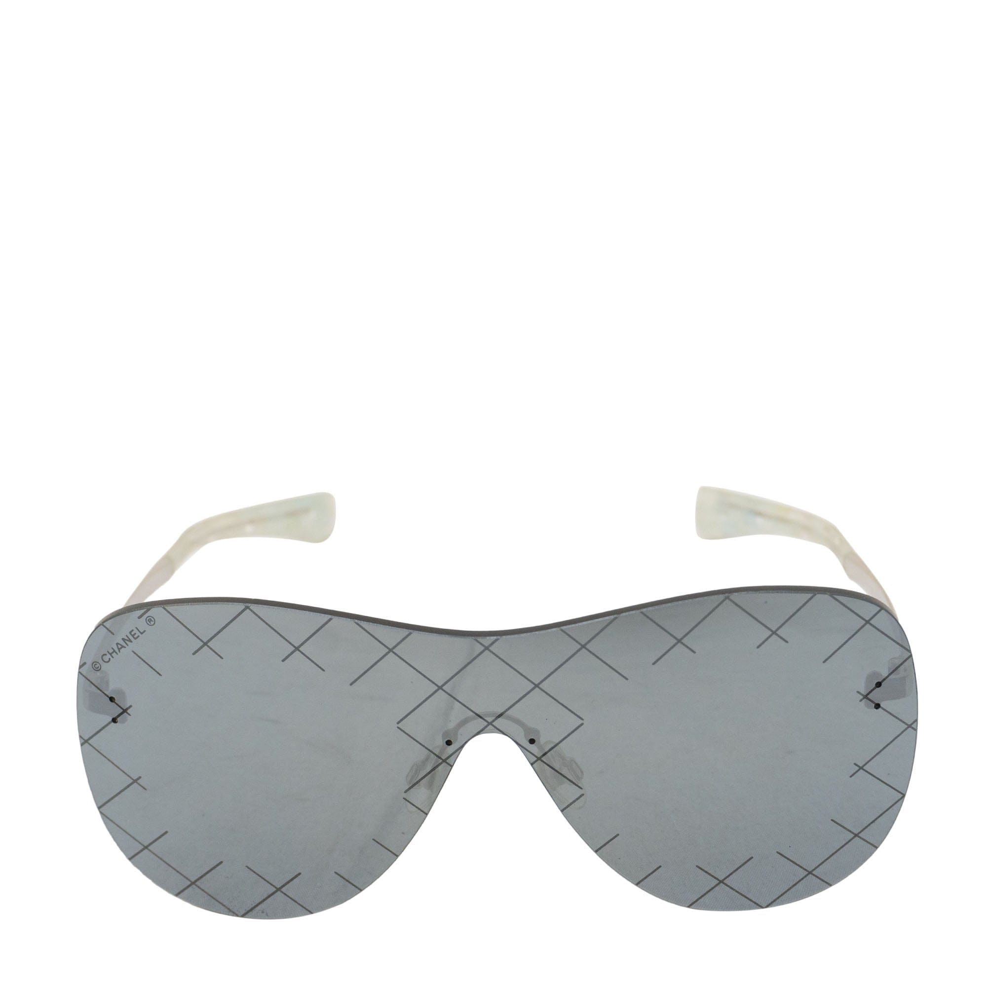 Mirror Rimless Shield Sunglasses – LuxuryPromise