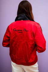 Christian Dior Dior Red Nylon Vintage Windbreaker Jacket - AWL2669
