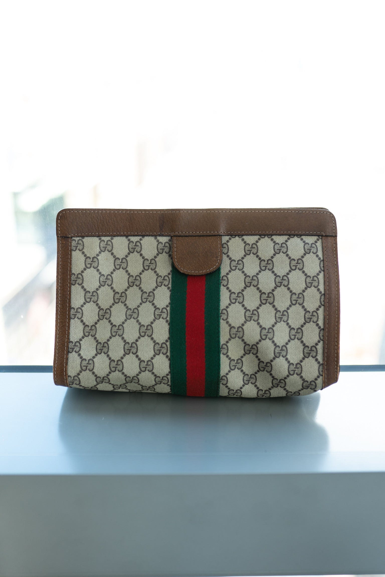 gucci web clutch