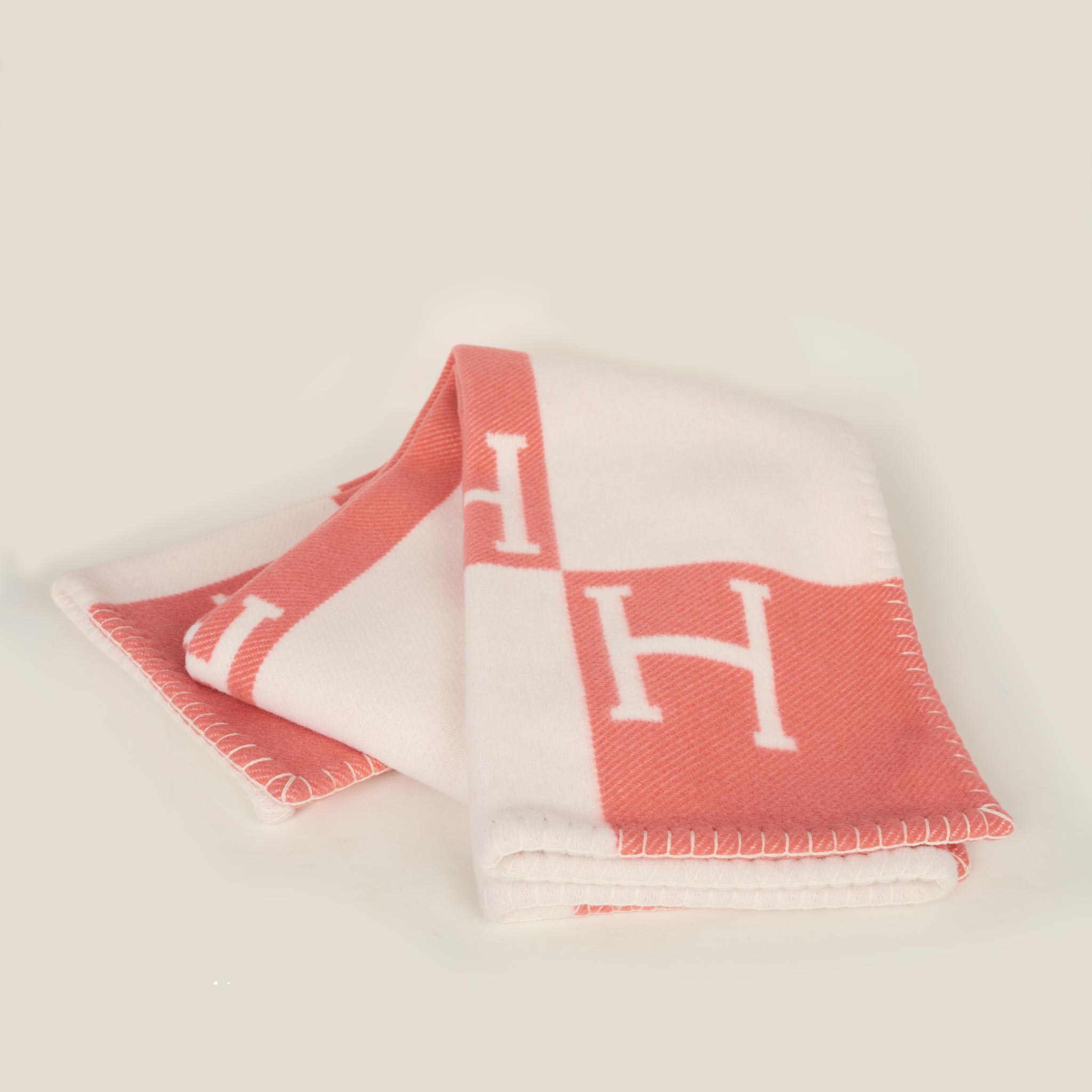 hermes pink baby blanket