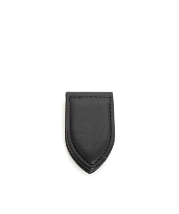 Louis Vuitton LOUIS VUITTON Leather Money Clip Black MW1138