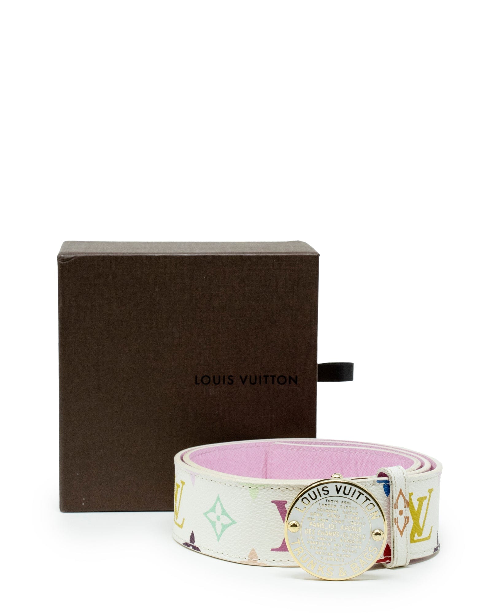 Louis Vuitton Limited Edition Takashi Murakami Women's Belt, Women's  Fashion, Watches & Accessories, Belts on Carousell