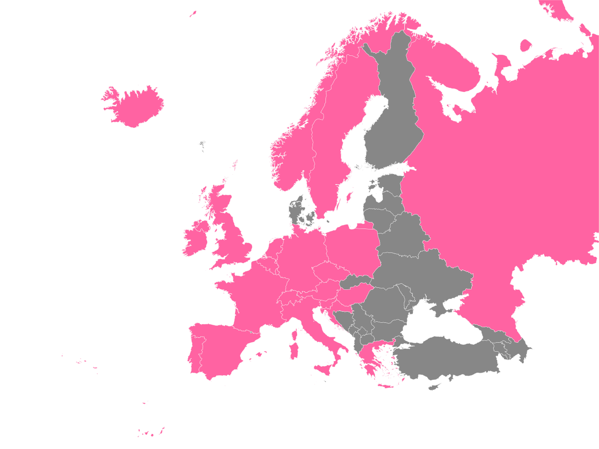 Zastoupení Ardo v Evropě