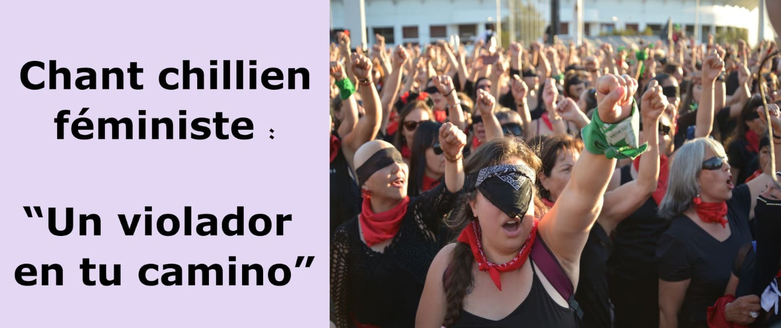 chant des chiliennes contre les violences