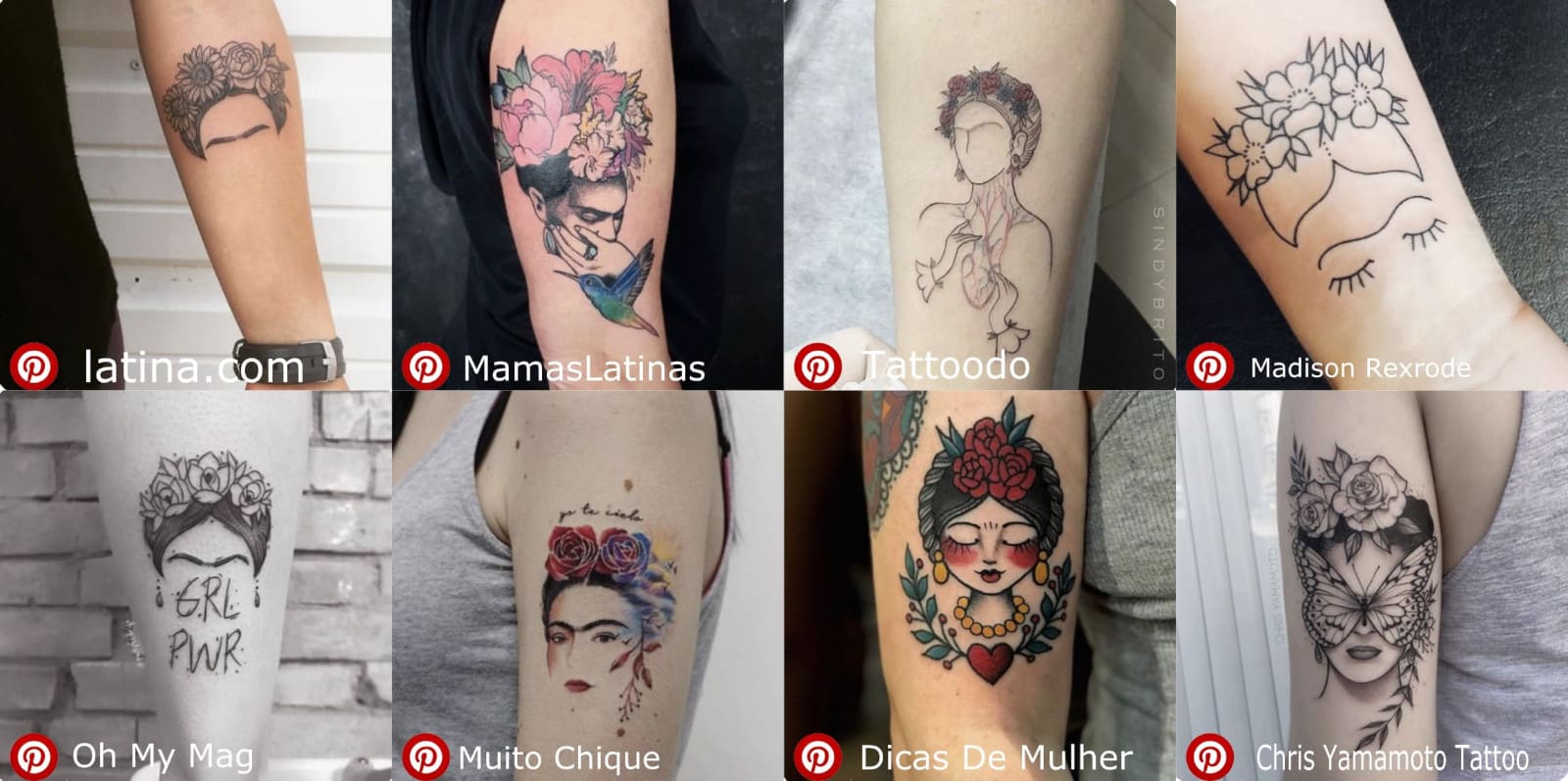 tatouage féministe frida kahlo