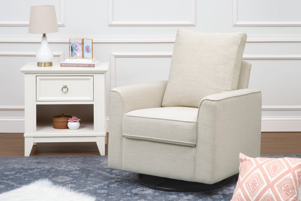 sierra swivel glider and ottoman by million dollar baby