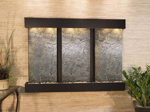Adagio Olympus Falls Square Blackened Copper Green Featherstone OFS1512