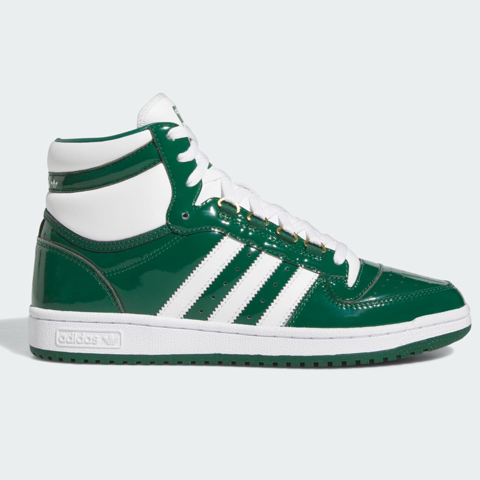 Adidas Top Ten Patent Green White - Reds