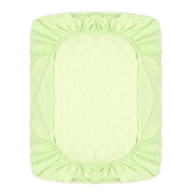 lime green crib sheet