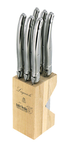 Laguiole Debutant Stainless Steel Steak Knives