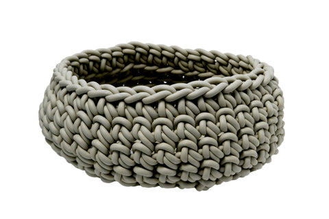 Hand-knit Neoprene Basket C10 | Neo
