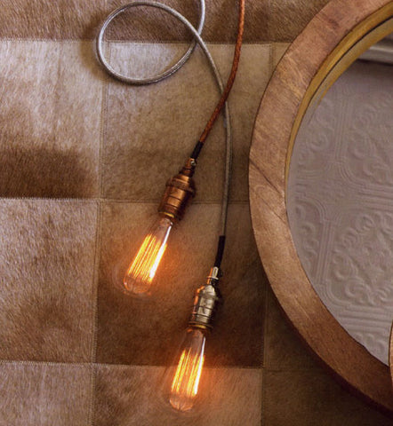 Braided Cord Pendant Lamp