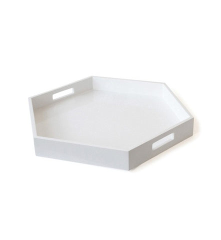 Jonathan Adler Lacquer Hexagon Tray