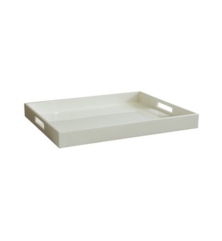 White Lacquer Tray (14" x 17") | Jonathan Adler