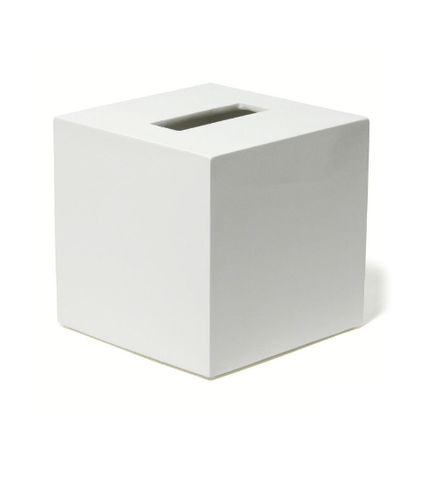 White Lacquer Tissue Box | Jonathan Adler