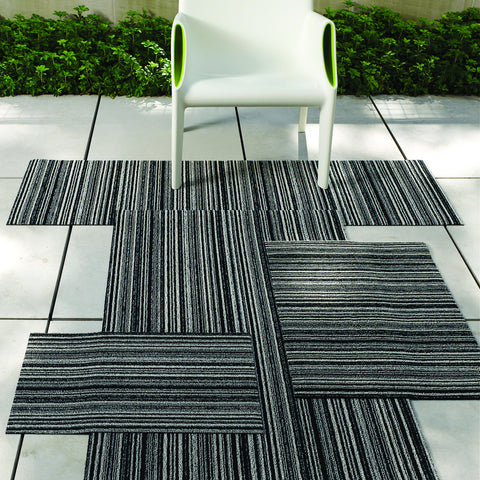 Purl Stripe Indoor Outdoor Mats | Chilewich