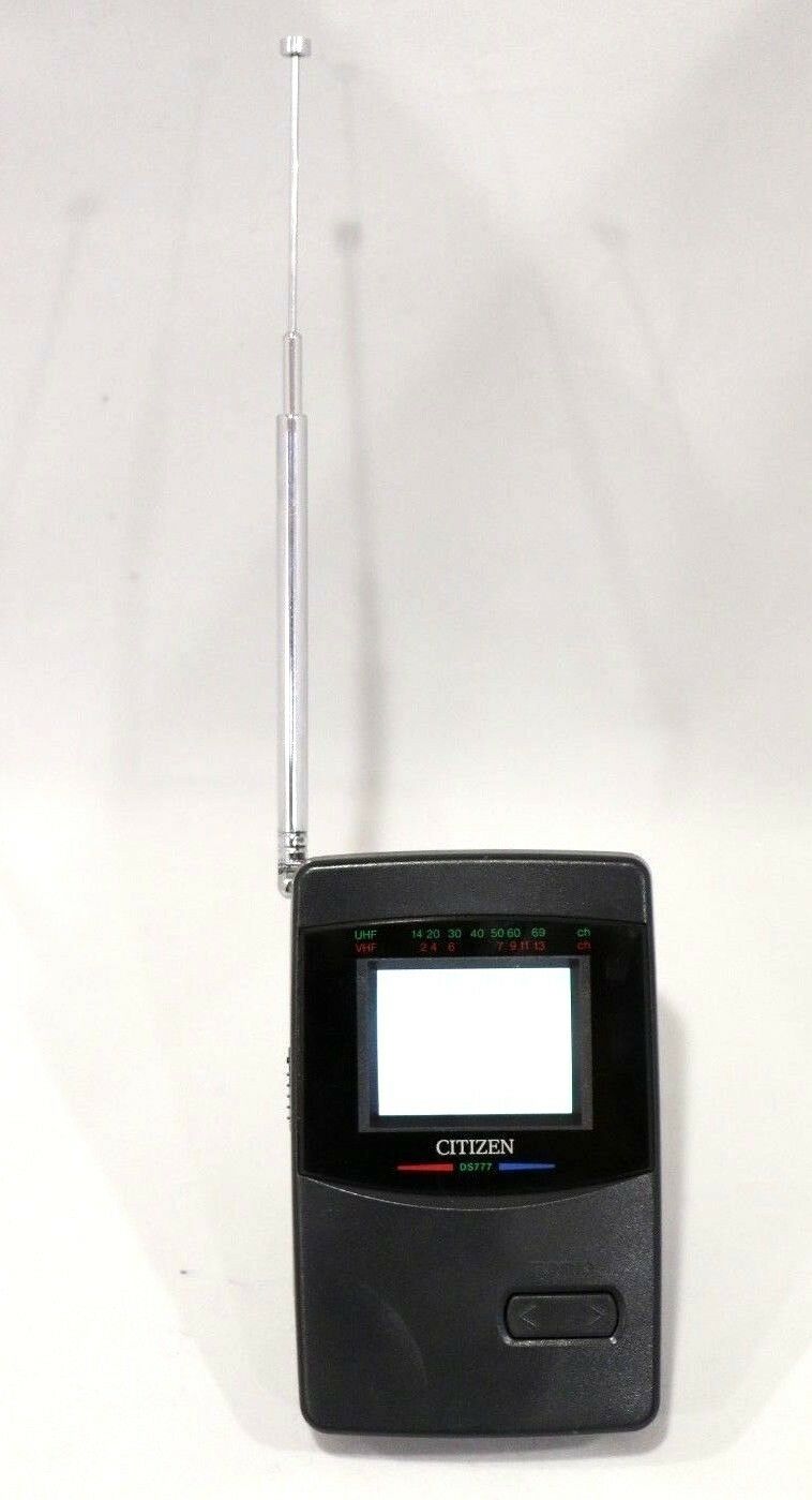 Citizen DS777 2.2 Inch LCD Screen Color Portable Handheld TV Vintage - fazoom
