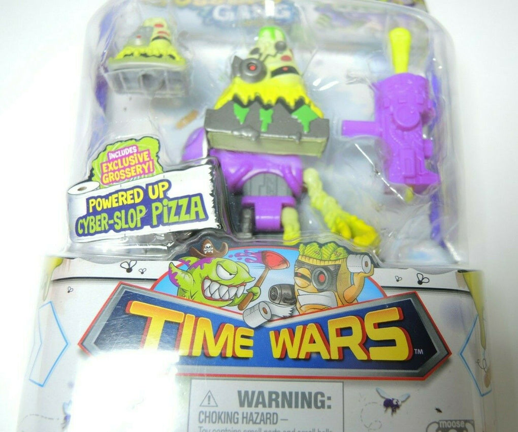 Grossery Gang Time Wars Powered Up Cyber Slop Pizza Slice Action Figure - Fazoom