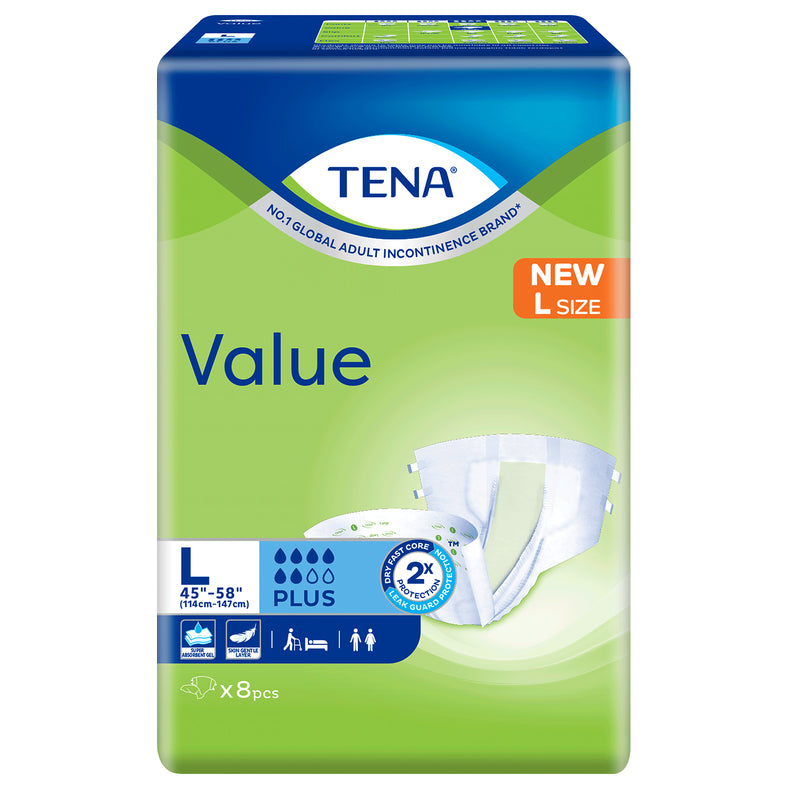 Tena Value Adult Diapers (L) 10pcs