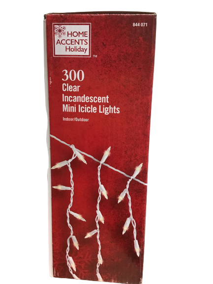 home accents mini icicle lights