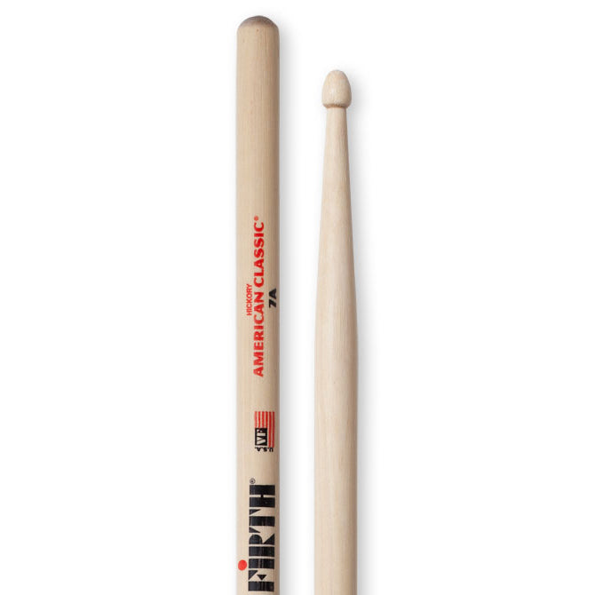 Zenison 48 Pairs 7A Nylon TIP Natural Maple Wood Drumsticks 