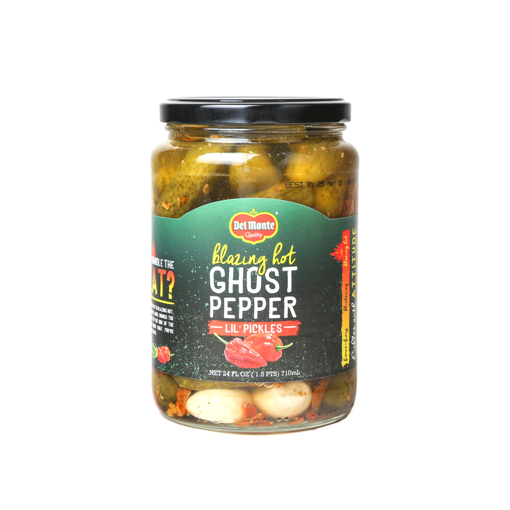 Del Monte Black Label Ghost Pepper Lil Pickles 24oz Gedney Foods