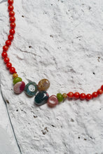 Load image into Gallery viewer, turquoise gem necklace