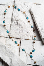 Load image into Gallery viewer, Blue Bead Necklace