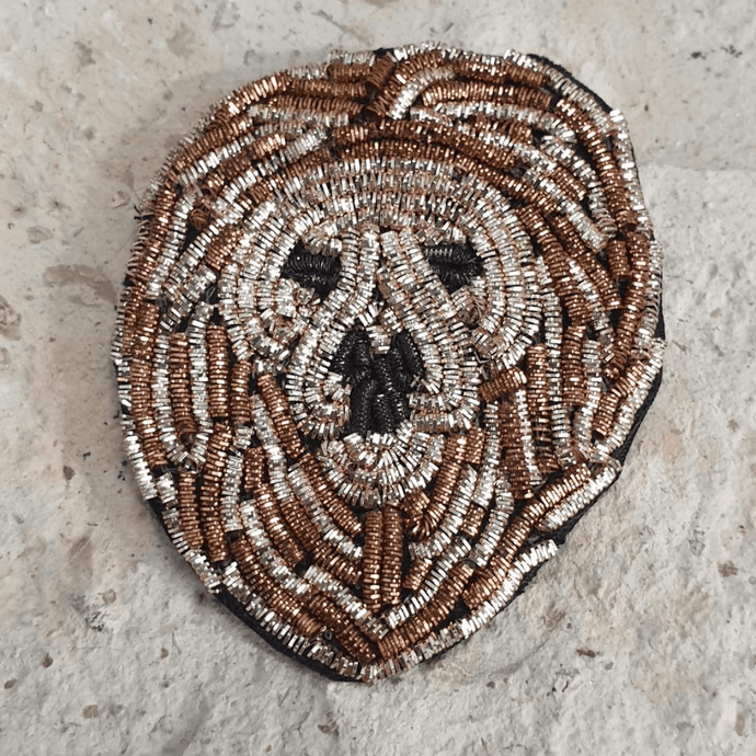 Fundraiser handmade Jericho The Lion brooch unique to Where The Wilde Things Are - designed in Melbourne 