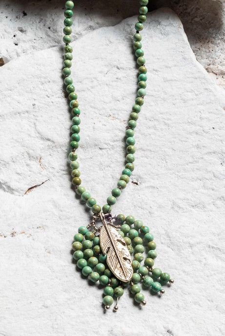 Tribe Necklace, Green