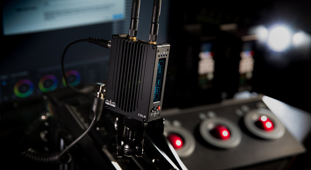 Teradek's COLR allows for storing 32 3D LUTs and real-time color grading