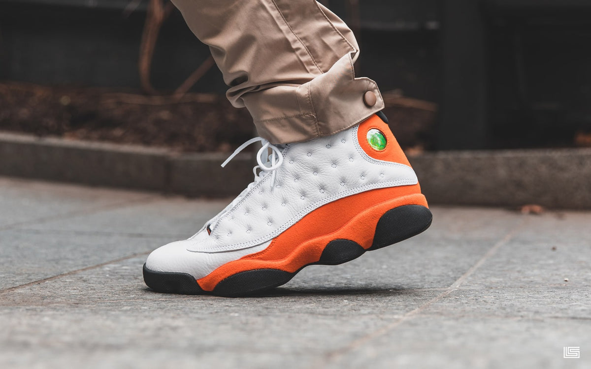 jordan 13 on foot