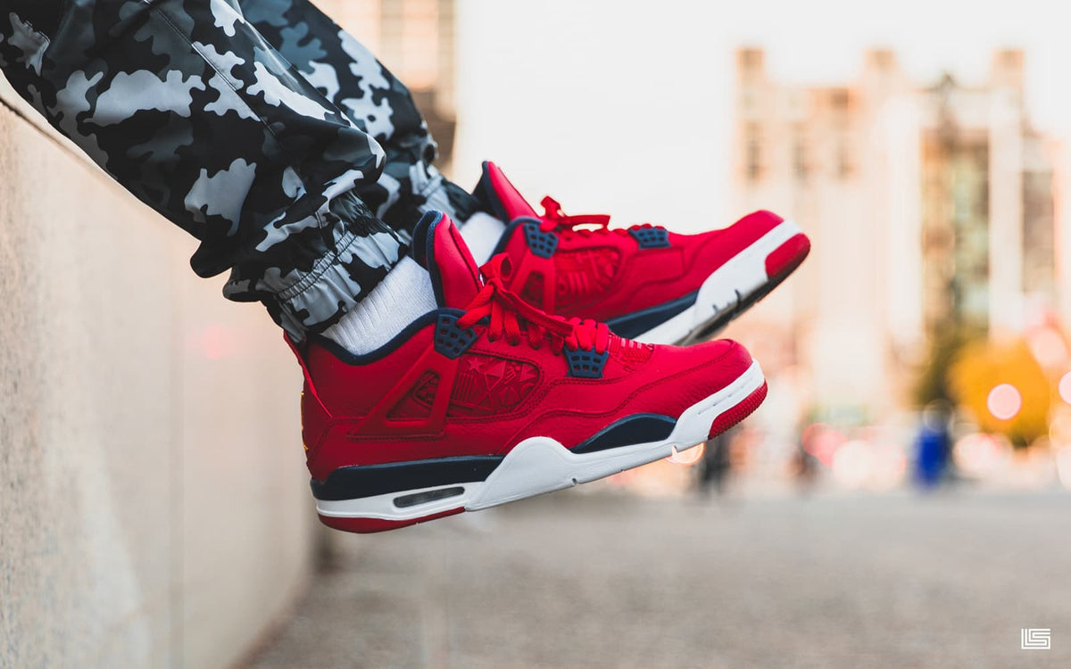 air jordan retro 4 se red