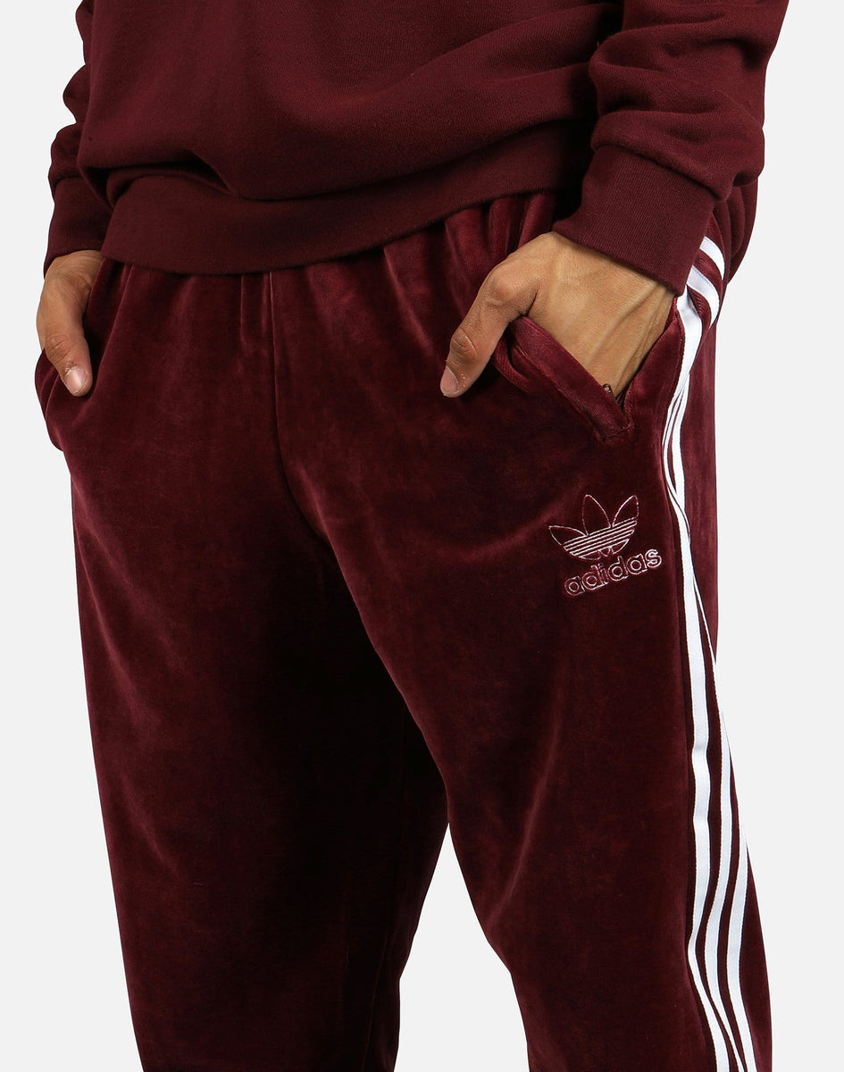 adidas beckenbauer velour pants